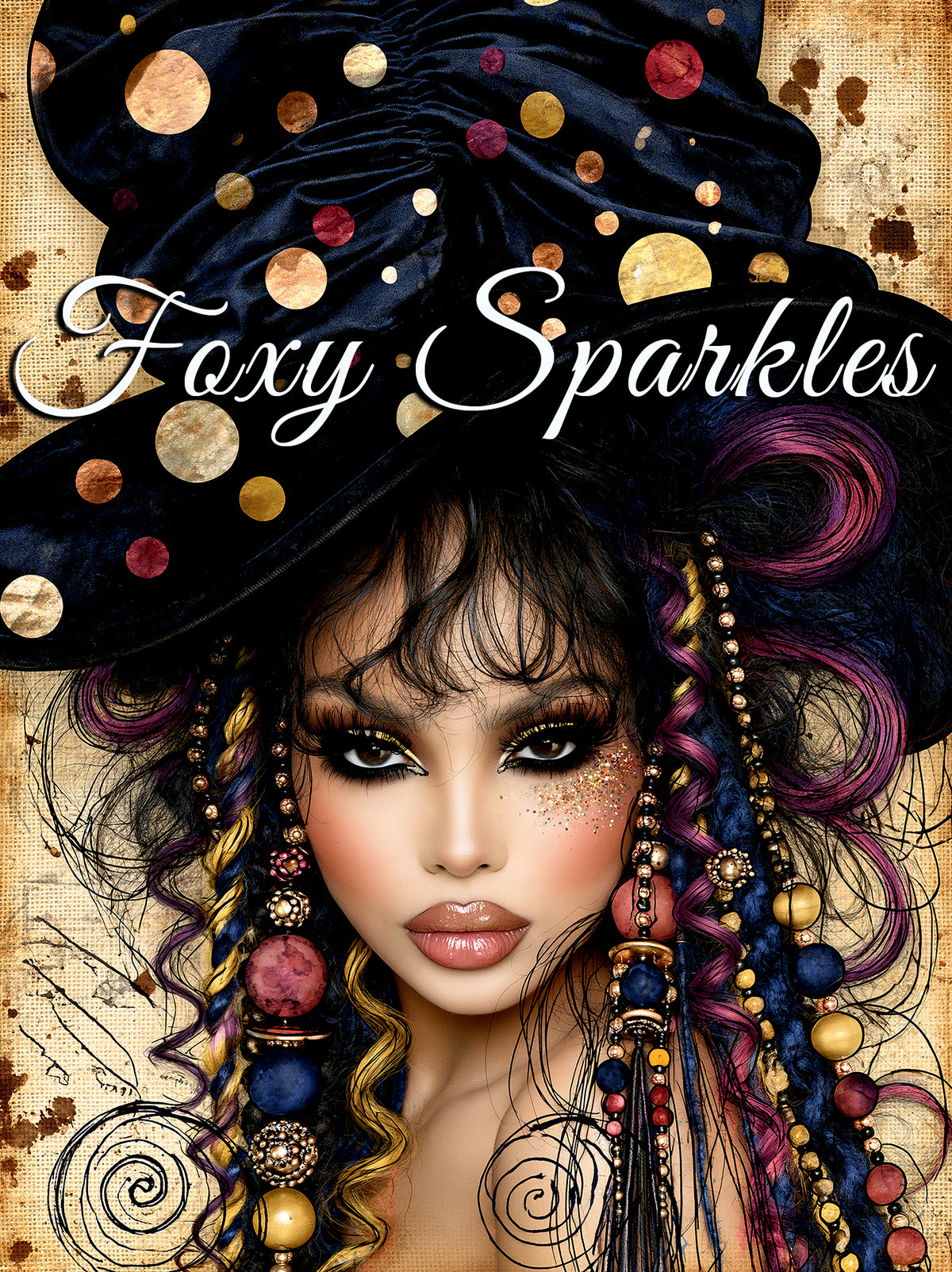 I Am Not Your Average Queen A Foxy Sparkles Original Print