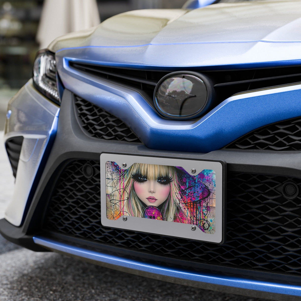Rock A Little Vanity Plate Designed at Foxy Sparkles