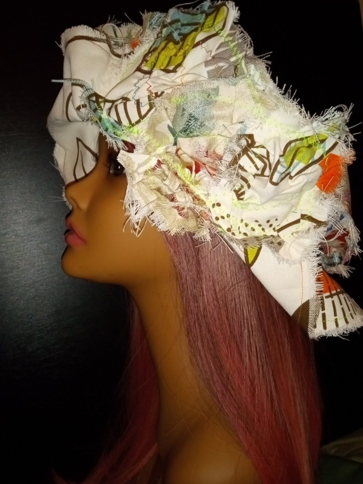 One Of A Kind Hand Sewn Hat Original Art You Wear Festival Renaissance Unique
