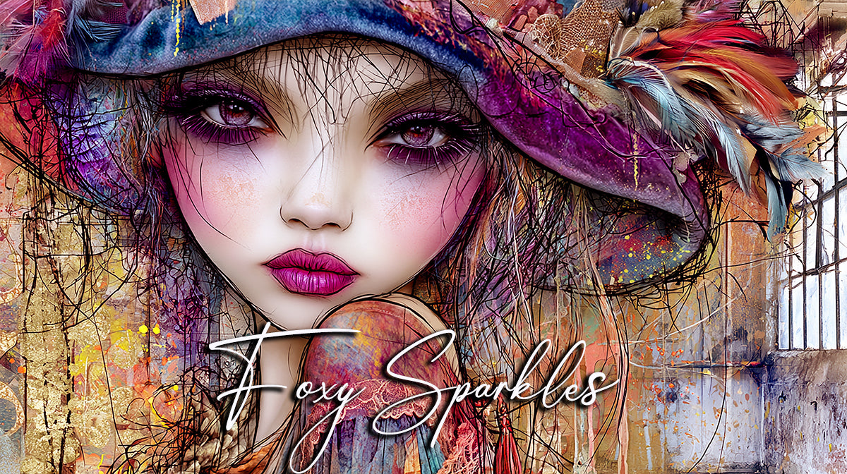 Purple Princess Of Love A Foxy Sparkles Original Design