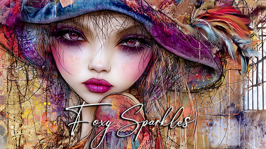 Purple Princess Of Love A Foxy Sparkles Original Design