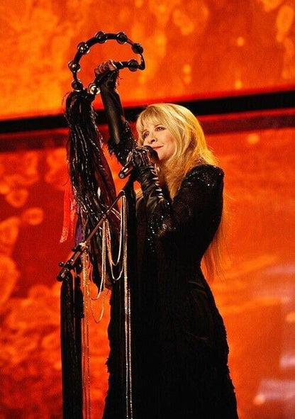 Stevie Nicks Inspired Tambourine With Ribbons – Boho Custom Handcrafted