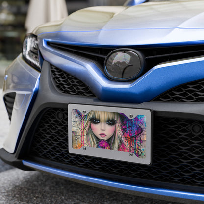 Rock A Little Vanity Plate Designed at Foxy Sparkles