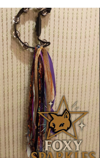 Stevie Nicks Inspired Tambourine With Ribbons – Boho Custom Handcrafted