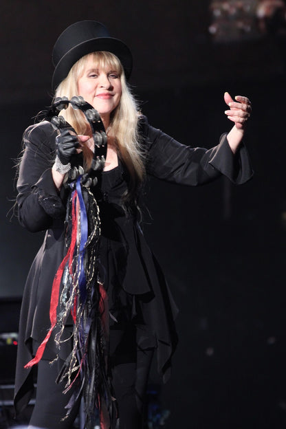 Stevie Nicks Inspired Tambourine With Ribbons – Boho Custom Handcrafted