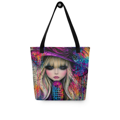Colourful Yes You Know Her A Rock And Roll Ballerina Tote Bag