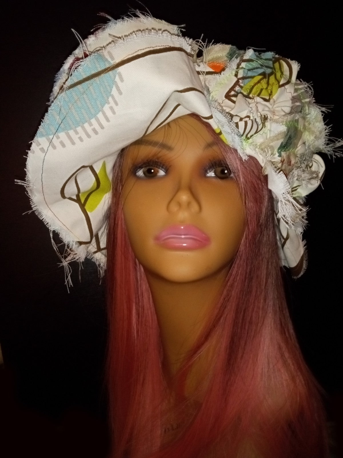 One Of A Kind Hand Sewn Hat Original Art You Wear Festival Renaissance Unique