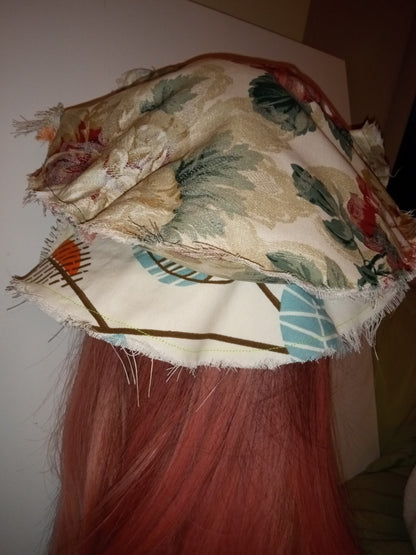 One Of A Kind Hand Sewn Hat Original Art You Wear Festival Renaissance Unique