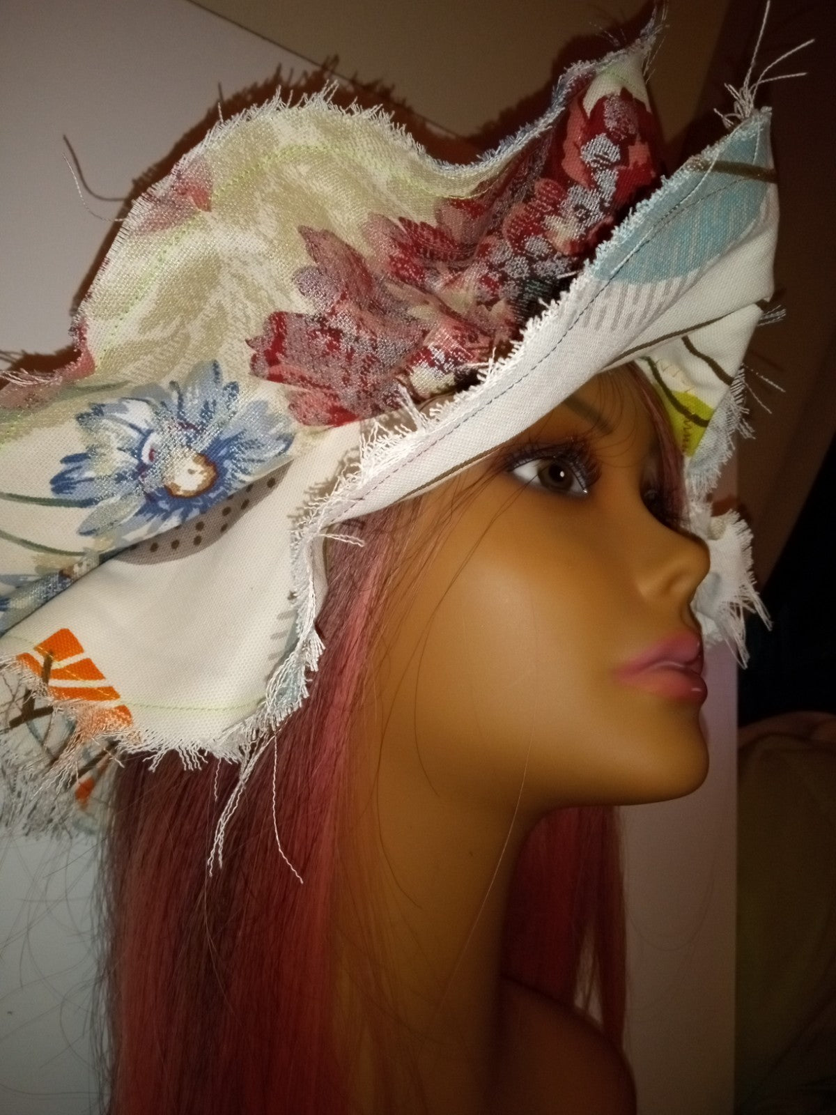One Of A Kind Hand Sewn Hat Original Art You Wear Festival Renaissance Unique